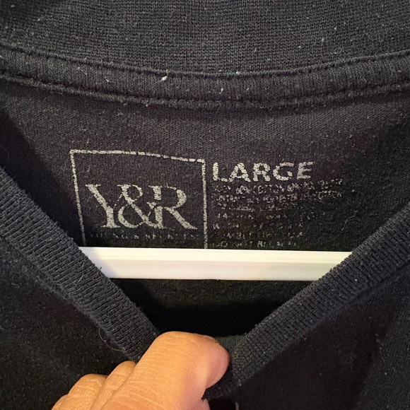 Young & Reckless Black Tee with Colorful Pocket and Sleeves - Picture 2 of 3